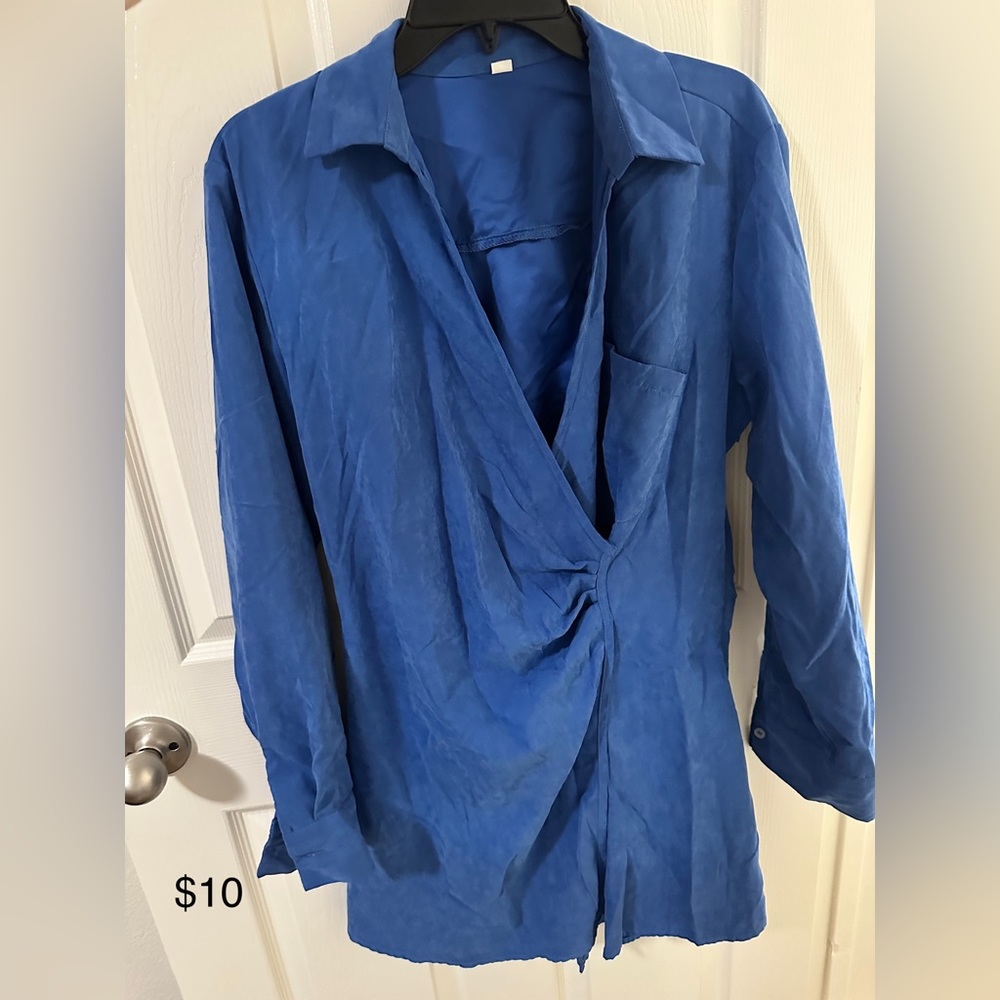 Shein blue dress